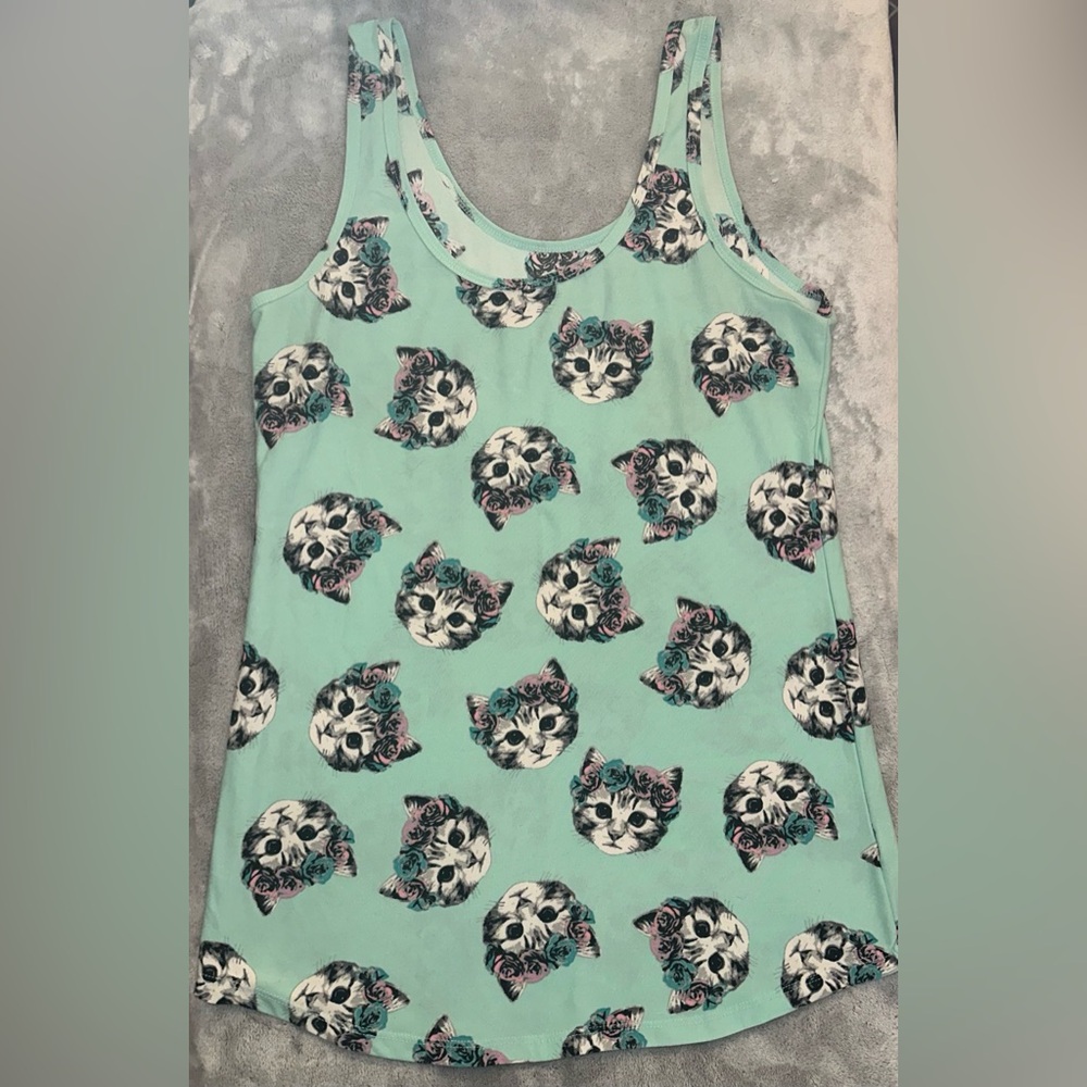 Aqua Tank with Kitty Faces